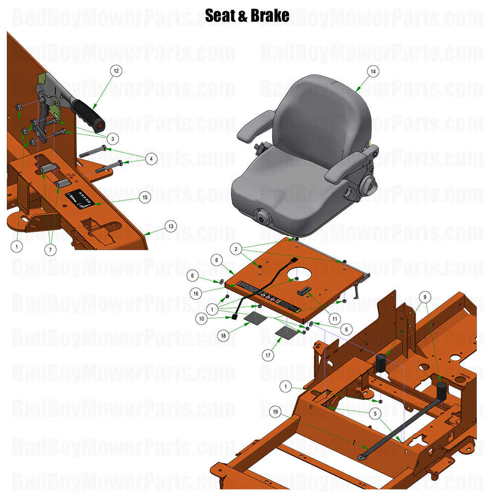 2025 Renegade - Diesel - Seat & Brake